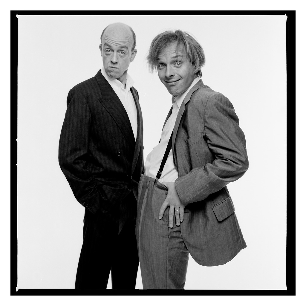 Rik Mayall & Andy Delatour