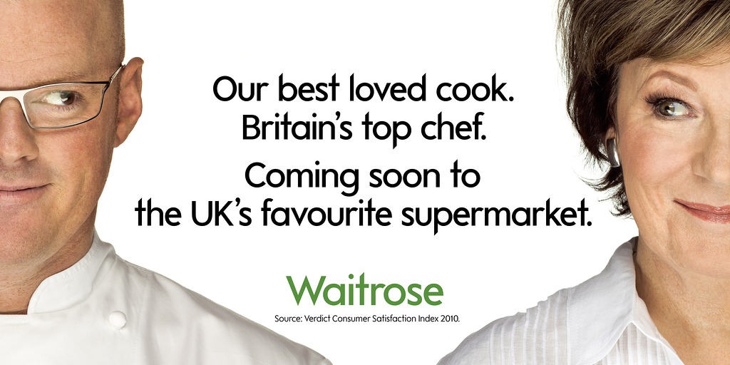 Heston Blumenthal & Delia Smith for Waitrose